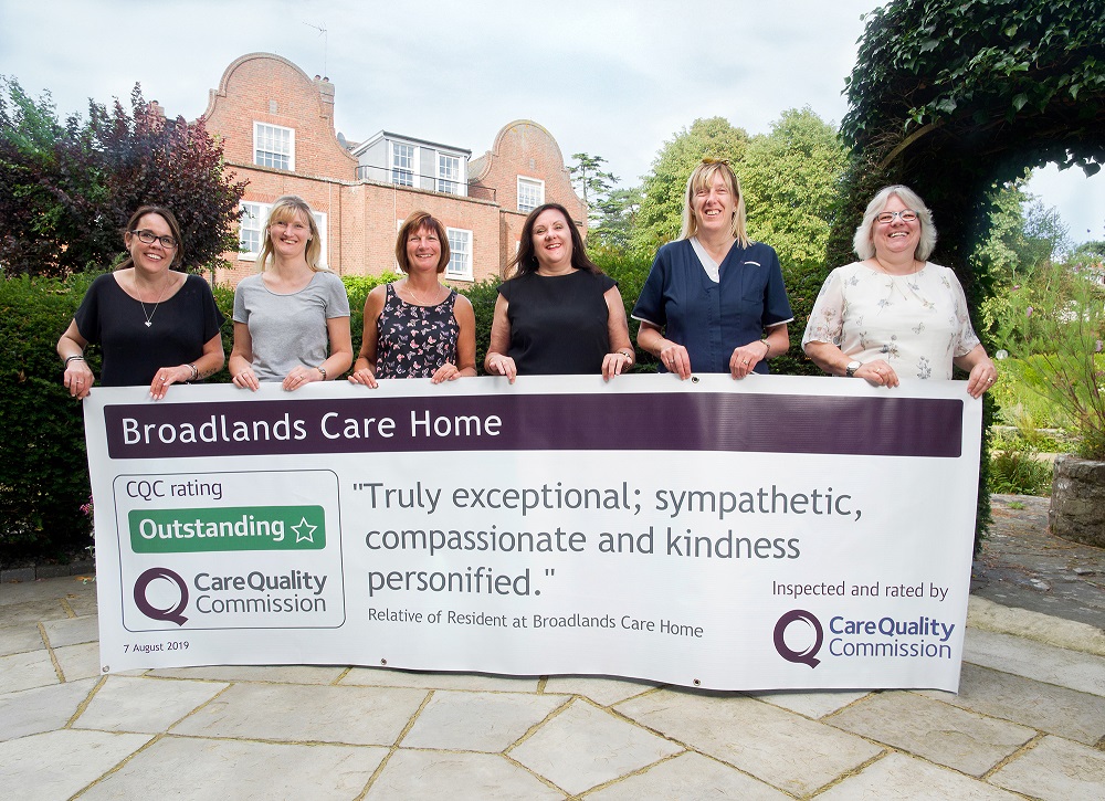 Broadlands rated Outstanding by CQC