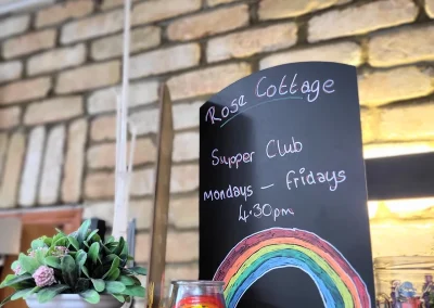 Supper club at Rose Cottage in Huntingdon