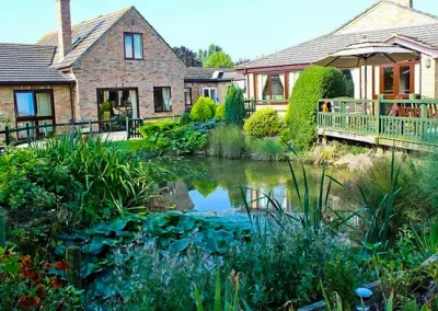 Pond Exterior Image at Rose Cottage in Huntingdon
